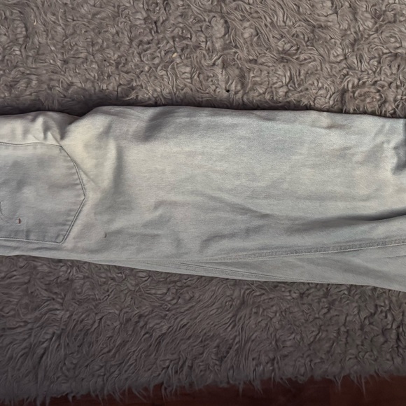 Levi's Light Blue Straight Leg Jeans - Picture 2 of 5
